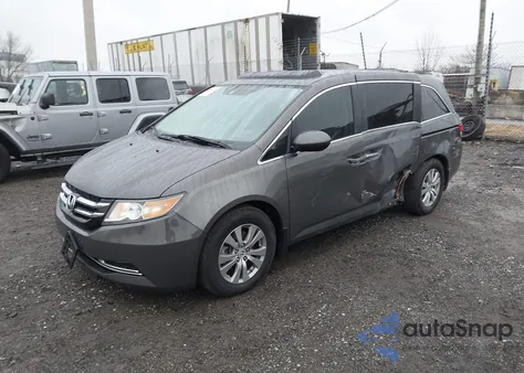 2016 Honda Odyssey Ex-L z USA, uszkodzony, nr VIN 5FNRL5H63GB065778